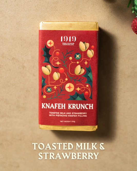 [PRE-ORDER] Toasted Milk & Strawberry Knafeh Krunch - Dubai Chocolate