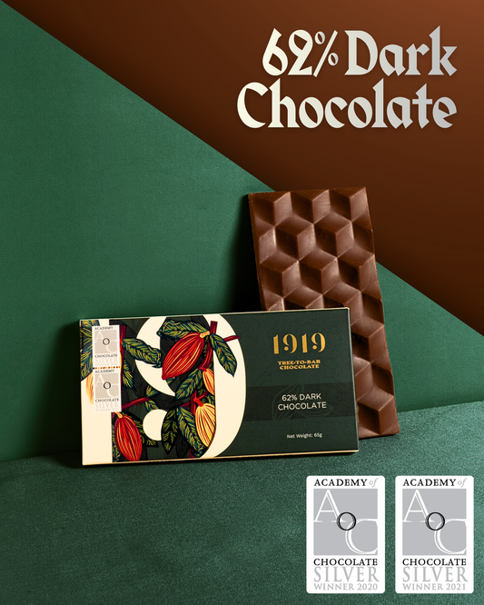 62% Tree To Bar Dark Chocolate 65g
