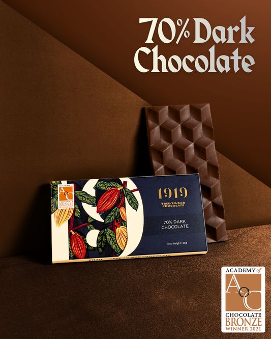 70% Tree To Bar Dark Chocolate 65g