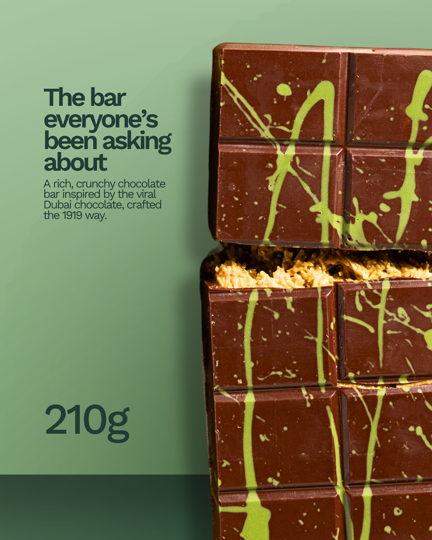 Milk Chocolate Knafeh Krunch 210g - JUNE 19