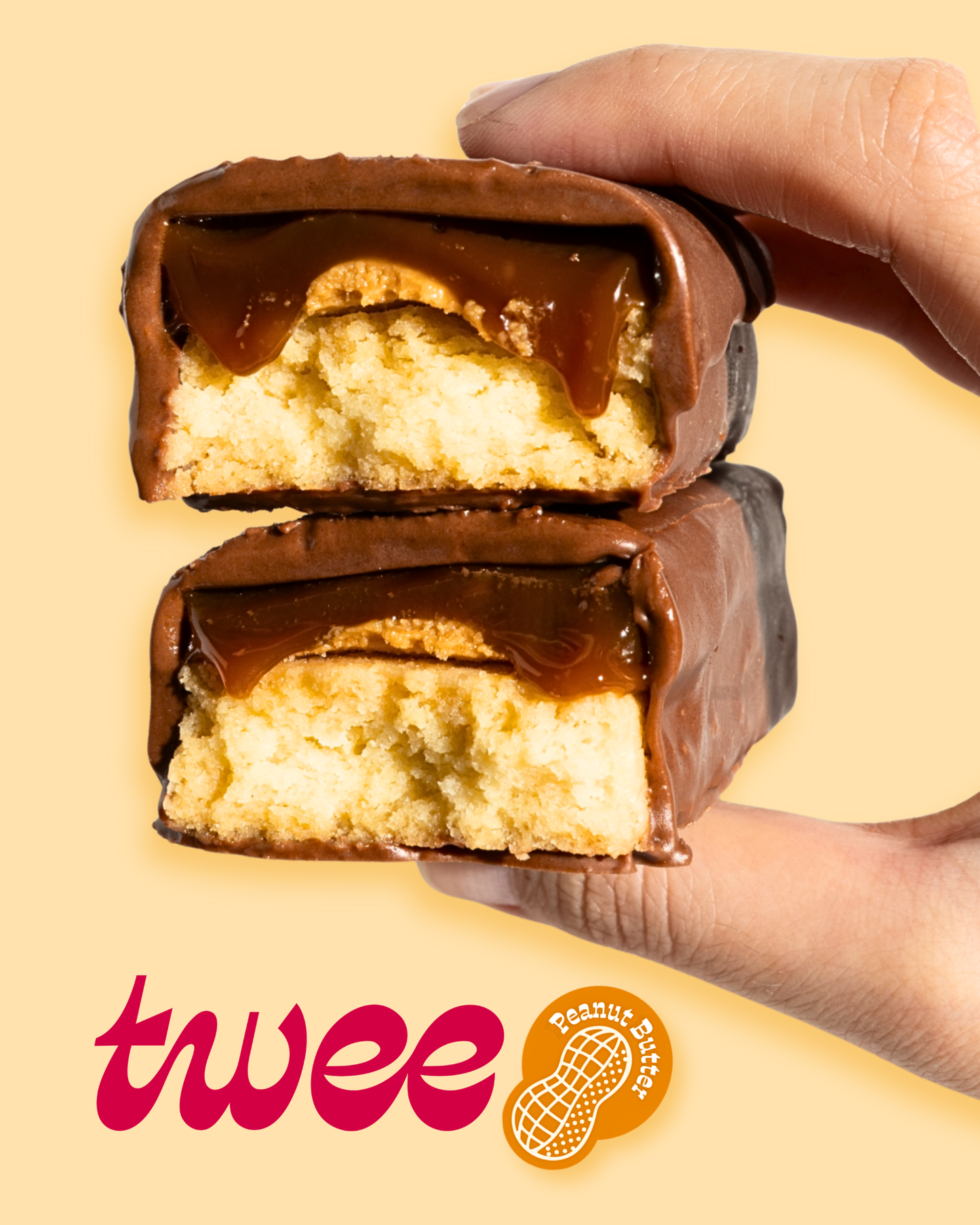 Peanut Butter Twee Caramel Bar