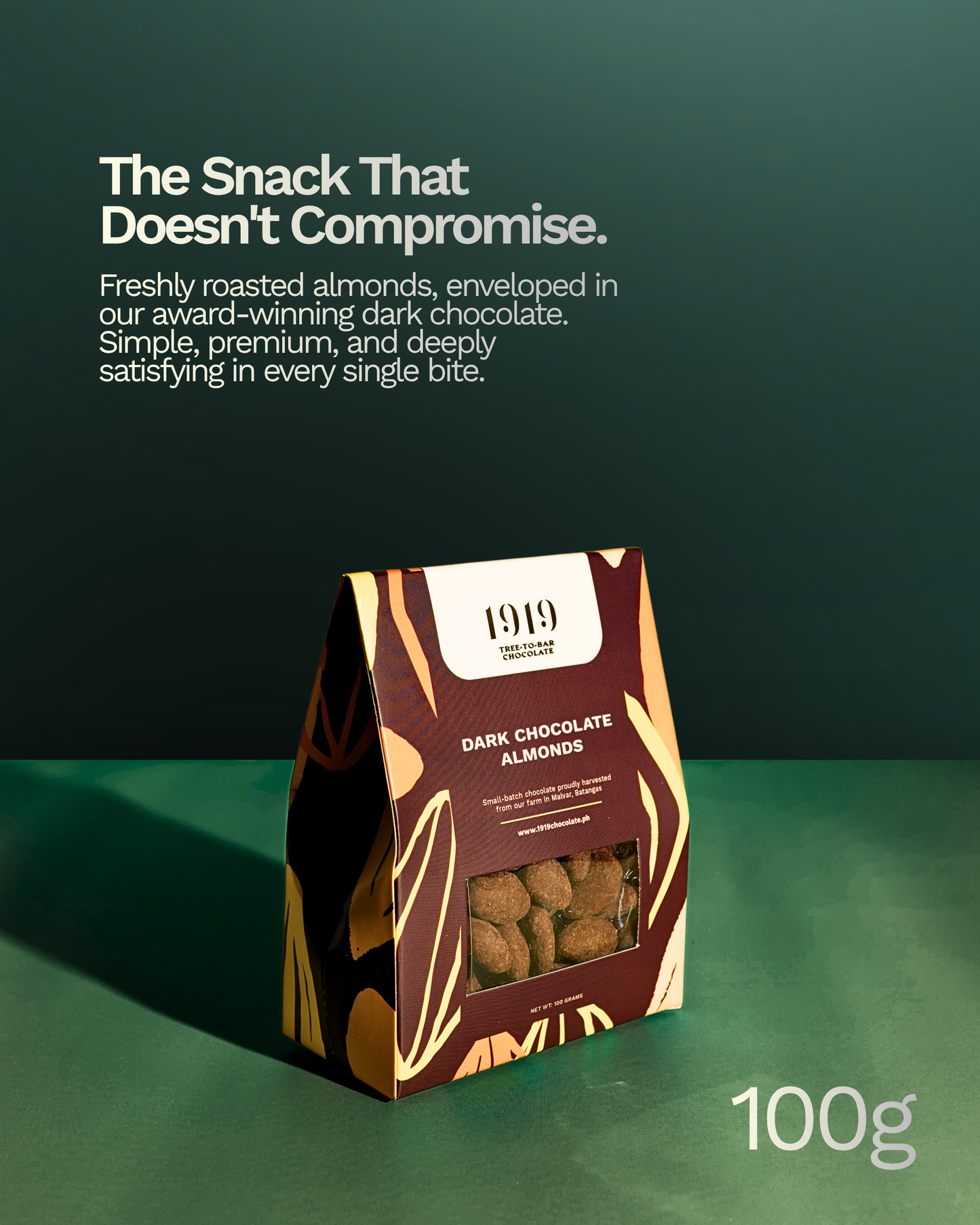 Dark Chocolate Almonds 100g